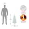 3ft. Unlit White Iridescent Artificial Christmas Tree